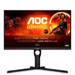 AOC G3 25G3ZM/BK monitori 62,2 cm (24.5") 1920 x 1080 pikseļi Full HD Melns, Sarkans