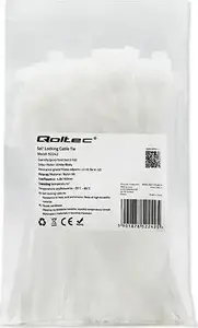 Pašbloķējoša kabeļu saite QOLTEC 52242 — stiprinoša lente