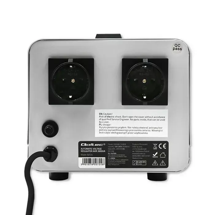 QOLTEC AVR 2000VA voltage stabilizer Photo 6