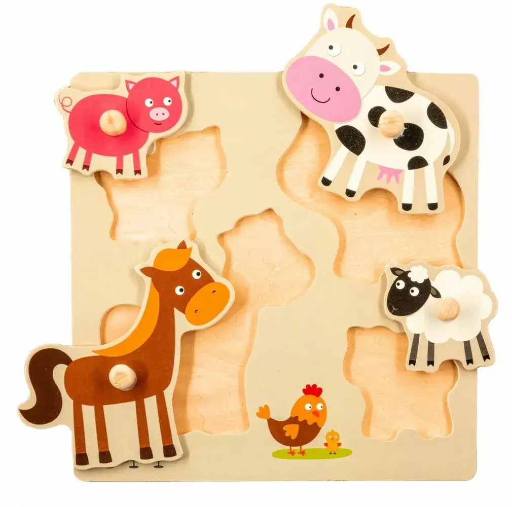 Smily SPW83798 Wooden Farm Animals Puzzle Photo 4