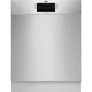 Semi built-in dishwasher AEG FUS5360CZM — 13 place settings, 60 cm, AirDry, 44 dB, Energy class D
