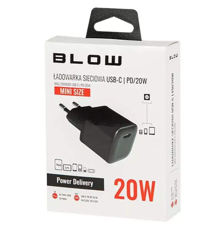 BLOW Charger plug USB-C PD 20W MINI Photo 3