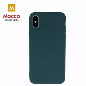 Чехол Mocco для Xiaomi 12 5G — силиконовый, ультратонкий, soft-touch, тёмно-зелёный