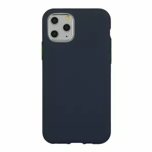 Soft Cream Silicone Back Case Mocco for Samsung Galaxy S21 Plus — Dark Blue
