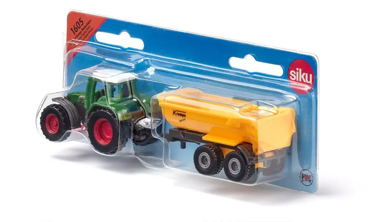 Siku Fendt traktors ar Krampe tipa piekabi Photo 6