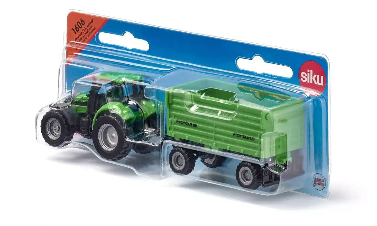 Traktors Siku DEUTZ-FAHR ar piekabi Fortuna Photo 6
