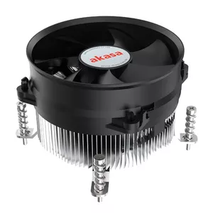 Hybrid cooler Akasa Intel LGA1700 9.5 cm Aluminium Black