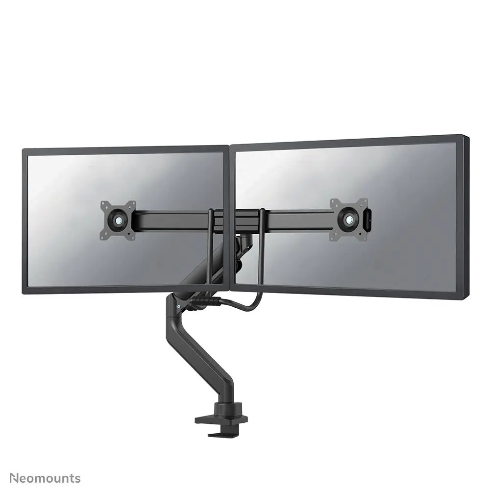 Neomounts DS75-450BL2 dubultā monitora galda stiprinājums