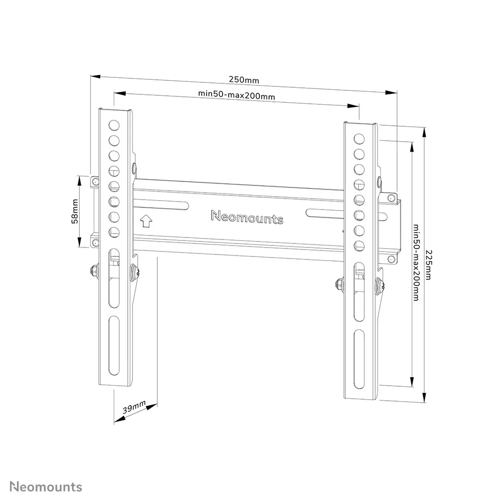 TV wall mount Neomounts WL30-350BL12 Photo 14