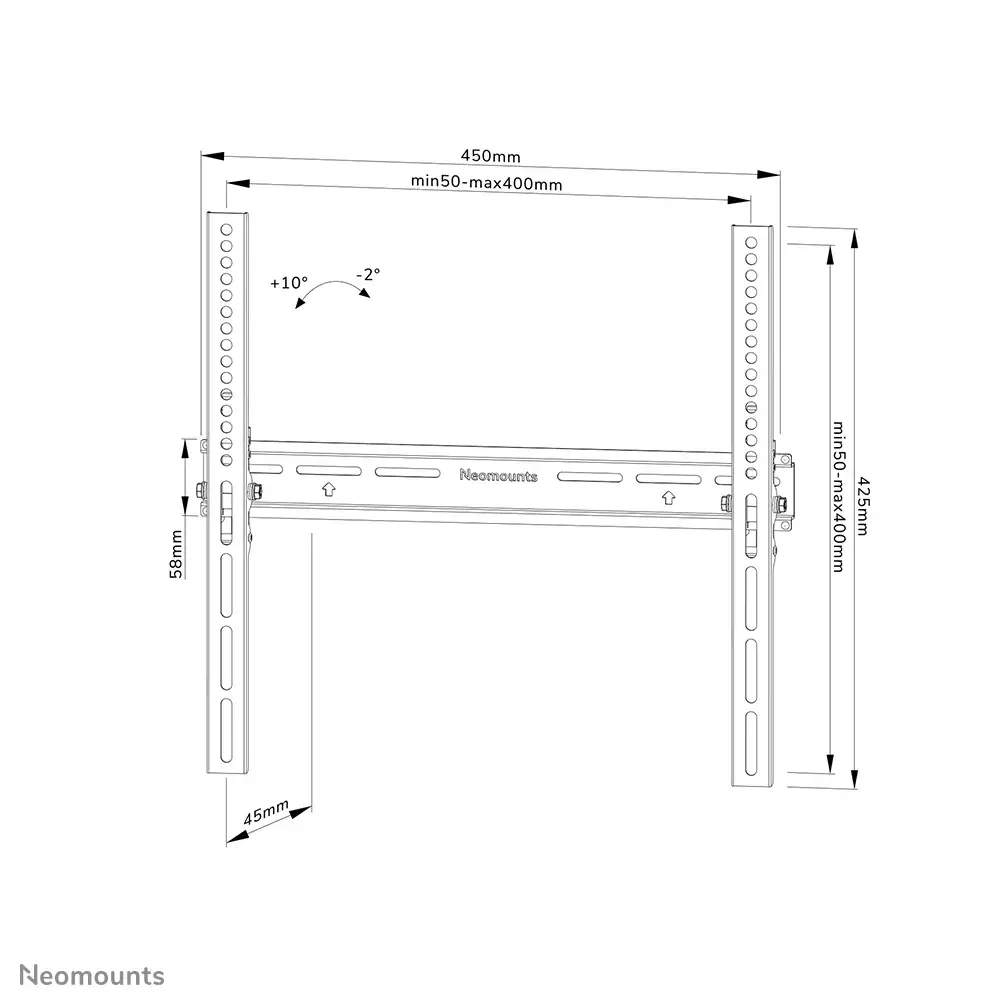 TV sienas stiprinājums WL35-350BL14 Photo 16
