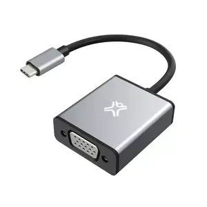 USB graphics adapter XtremeMac XWH-ACV1-13 — USB Type-C 3.2 Gen 2, 1920×1080, aluminium housing, grey