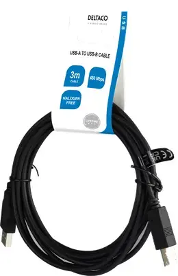 USB cable Deltaco USB-230S-LSZH Photo 3