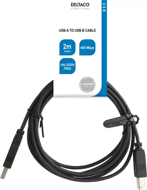 USB kabelis Deltaco USB-218S-LSZH Photo 4
