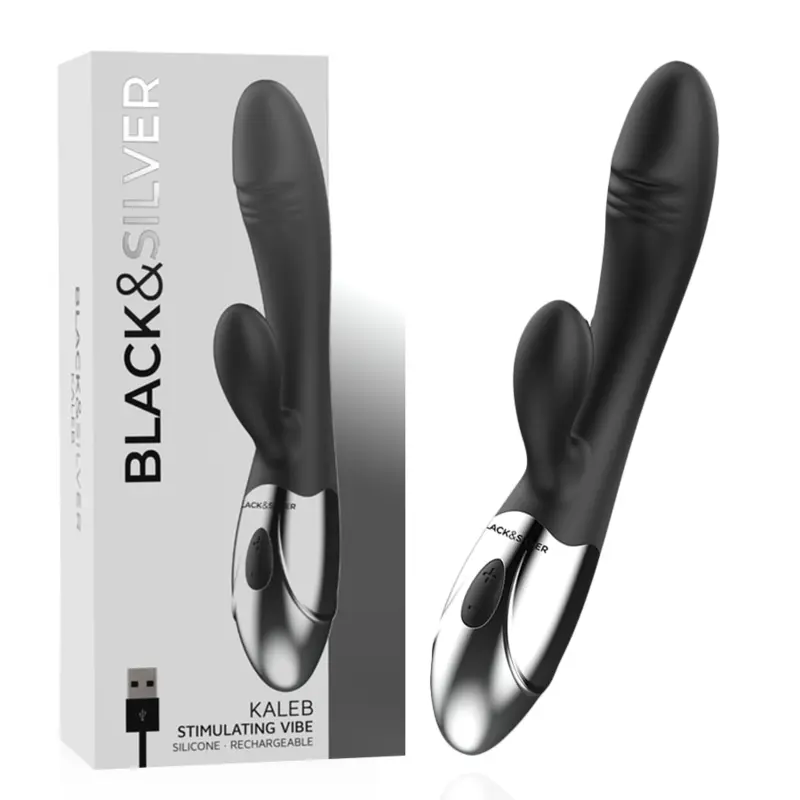 Vibrator black&silver KALeb Stimulating Vibe Photo 2
