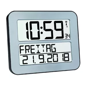 Цифровые будильник TFA-Dostmann 60.4512.54 Серебристый На батарейках