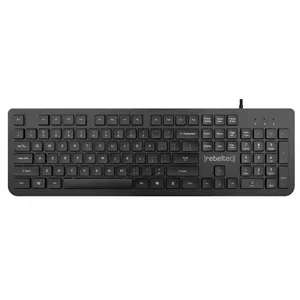 Wired USB full-size keyboard Rebeltec Spiro RBLKLA00041 — black