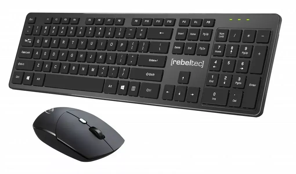 Rebeltec MAXIM bezvadu tastatūra un pele komplekts Photo 3