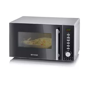 Severin MW 7773 Countertop Grill Microwave 20 L 800 W Silver Stainless Steel
