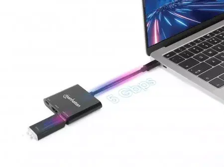USB-C Dock/Hub Manhattan 130622 Photo 4