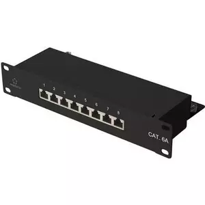 Network patch panel Renkforce RF-4870828 8-port Cat6a
