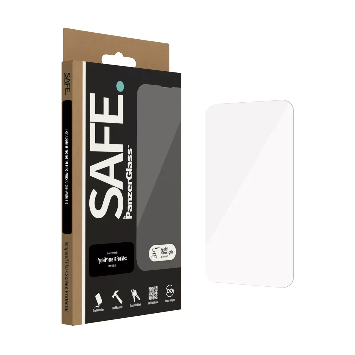 Защитное стекло PanzerGlass SAFE. by ® Apple iPhone 14 Pro Max Photo 4