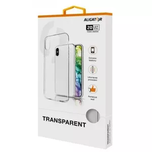 Caurspīdīgs aizsargmaciņš ALIGATOR priekš iPhone 13, plāns caurspīdīgs TPU vāciņš