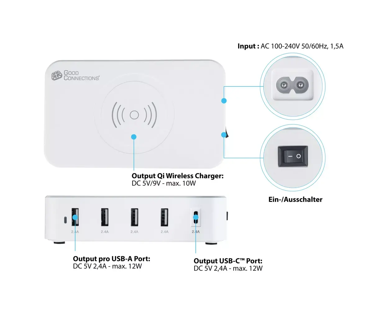 Mobile device charger Alcasa PCA-D005W Photo 4