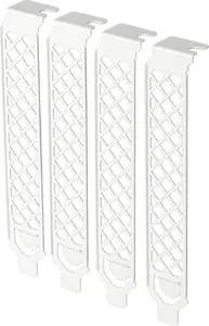 PCI slot cover panel set SILVERSTONE SST-Aeroslots2W — 4 white pieces for expansion slots