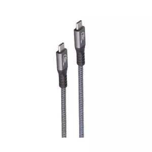 USB кабель ShiverPeaks BS13-68020 USB4 Gen 3x2 1м USB C Серый