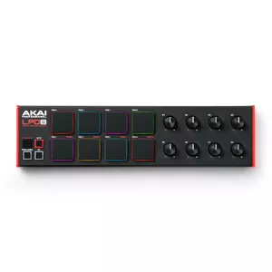 Akai LPD8 MKII MIDI keyboard 8 keys USB Black, Red