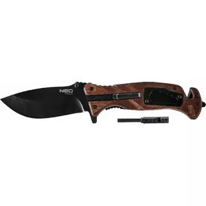 Складной туристический нож NEO tools 63-107 — 22 см, 6 в 1