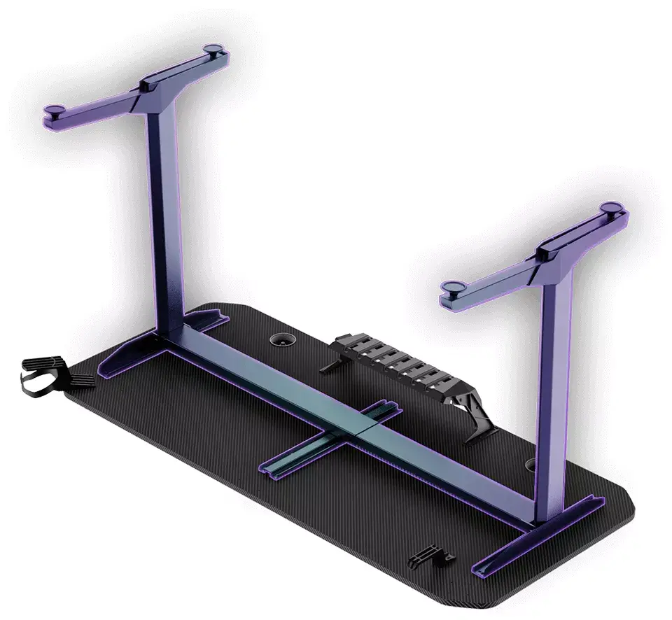 Стол Ultradesk Frag V3 Black 1400×600 Photo 7