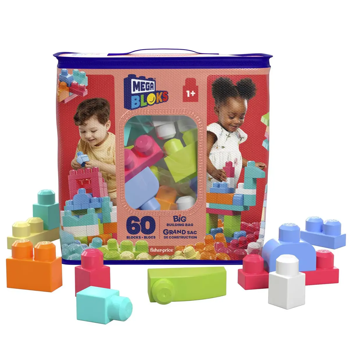 Mega Bloks First Builders Big Building Bag — 60 gab. Photo 5