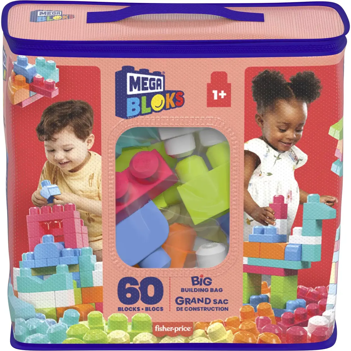 Mega Bloks First Builders Big Building Bag — 60 gab. Photo 6