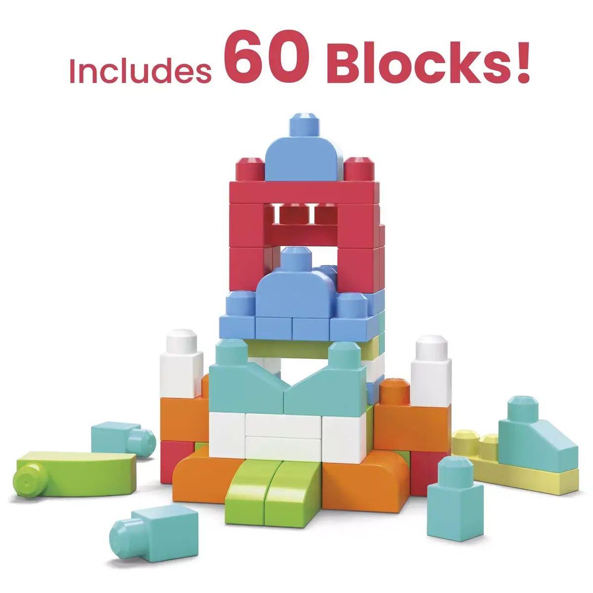 Mega Bloks First Builders Big Building Bag — 60 gab. Photo 8