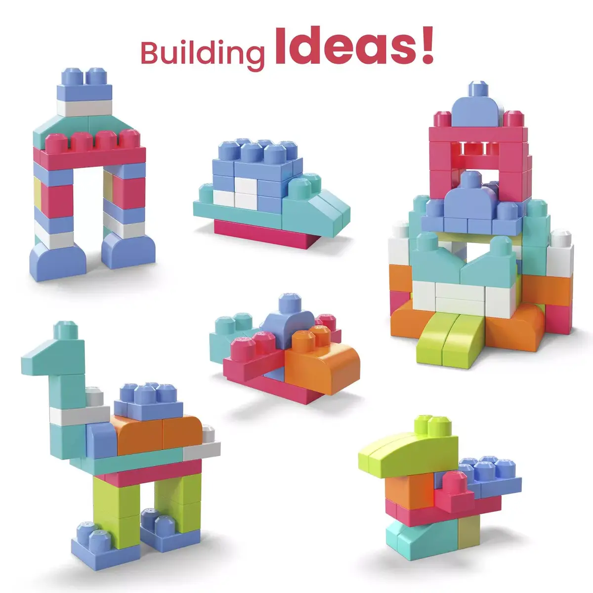 Mega Bloks First Builders Big Building Bag — 60 gab. Photo 9