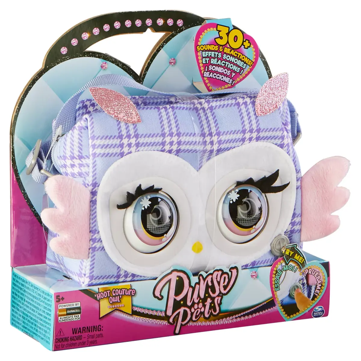 Purse Pets interaktīva rotaļlieta Spin Master Print Perfect Hoot Couture Owl Photo 9
