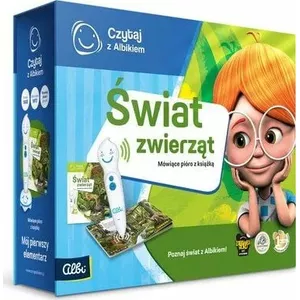 Albi Czytaj z Albikiem Zestaw Pióro + Świat zwierząt