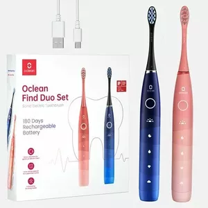 Sonic toothbrush Oclean Flow Find Duo Set Adult Blue Pink 6970810552140 OCLEAN