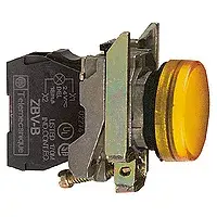 Светосигнальный индикатор Schneider Electric XB4BVB5, 24В, желтый, 22 мм