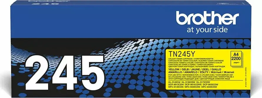 Brother TN-245 Yellow оригинальный тонер-картридж Photo 1