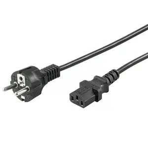 Goobay CEE 7/7 - C 13 Black 3 m CEE7/7 C13 coupler