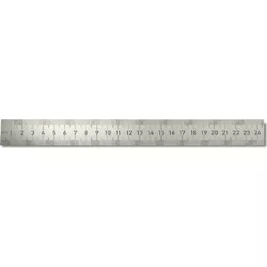 BMI Nerūsējošā tērauda puscietais lineāls 500 mm (16-203-29)