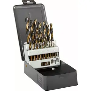 Drill Bit Set Proline HSS DIN338 for Metal, 19 pcs, sizes 1–10 mm