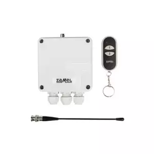 ZAMEL two-channel wireless mains switch with remote RWS-211D/N