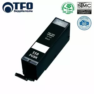 TFO Canon PGI-525BK Черный чернильный Картридж 23ml для Pixma Pixma ip7250 6496B001 и др. HQ Премиум Аналог