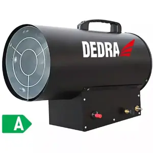 Electric space heater Dedra DED9946 — 230 V, black, single unit