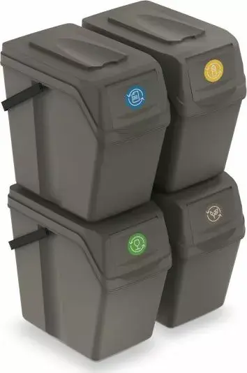Atkritumu šķirošanas tvertņu sistēma Prosperplast Sortibox