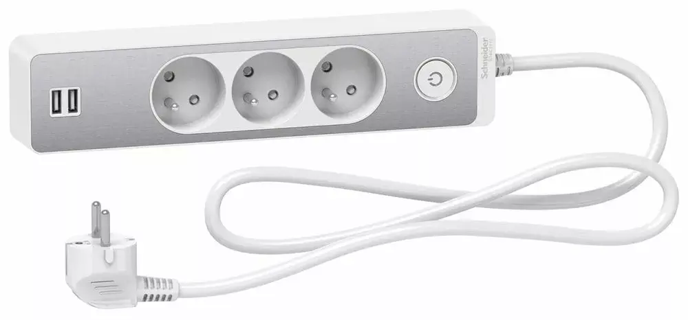 Schneider Electric Odace strāvas pagarinātājs ST933U1WA Photo 1