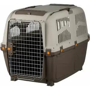 Pet Transporter Trixie Skudo 70x63x92 cm dark gray-beige, rigid travel carrier